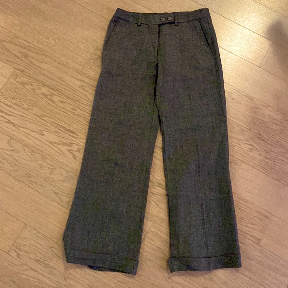 Grey H&M wide leg/flare trouser pants!